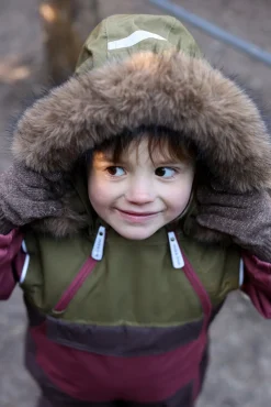 Overtøj|MikkLine Mikk-Line Anorak Flyverdragt, Apple Butter