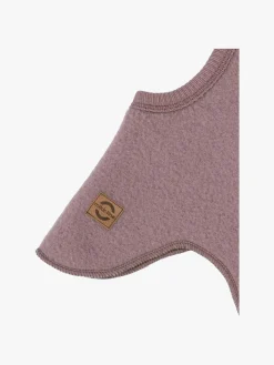 Børn MikkLine Tilbehør|Uldtøj-Mikk-Line Elefanthue Merinould, Twilight Mauve