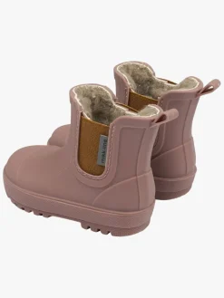 Gummistøvler|MikkLine Mikk-Line  Forede Gummistøvler Uldblanding, Twilight Mauve