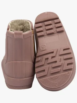 Gummistøvler|MikkLine Mikk-Line  Forede Gummistøvler Uldblanding, Twilight Mauve