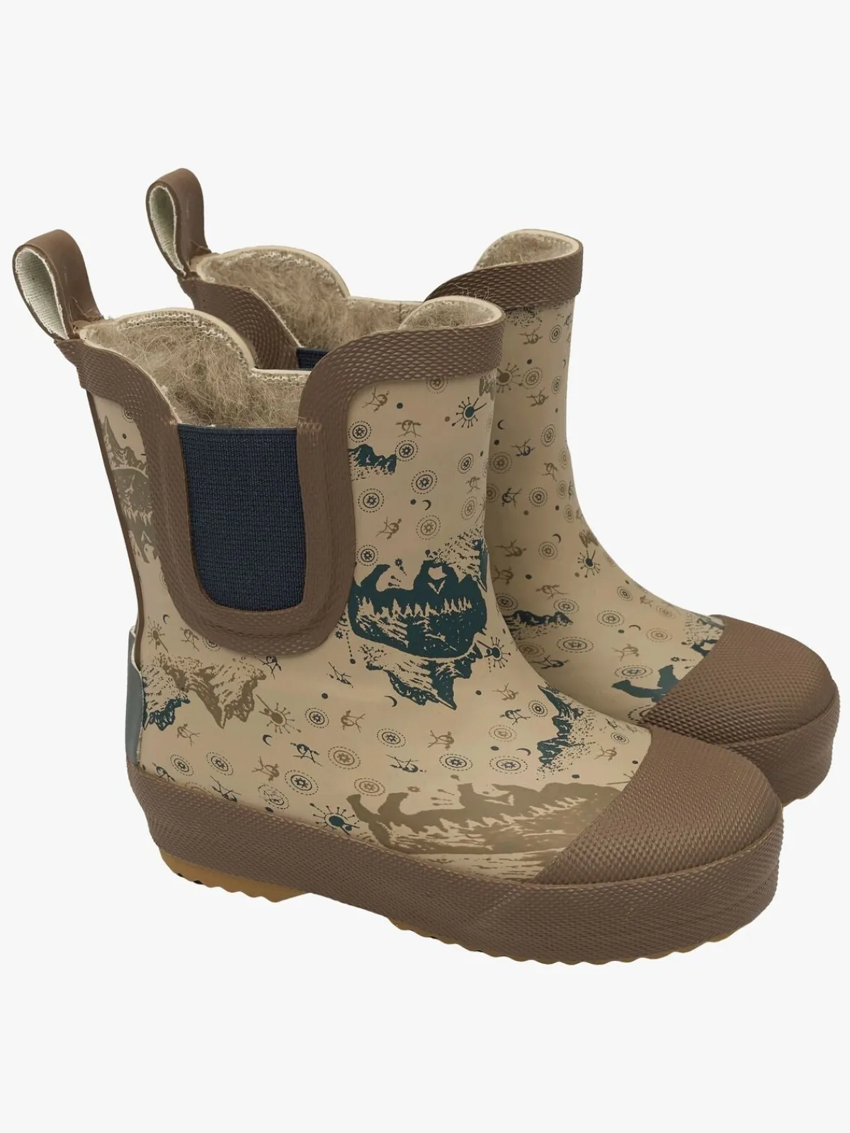 Gummistøvler|MikkLine Mikk-Line Forede Gummistøvler Uldblanding, Coriander