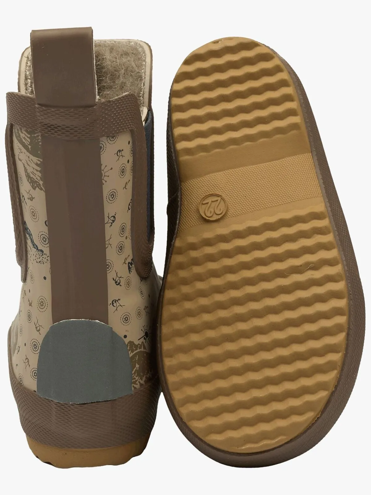 Gummistøvler|MikkLine Mikk-Line Forede Gummistøvler Uldblanding, Coriander