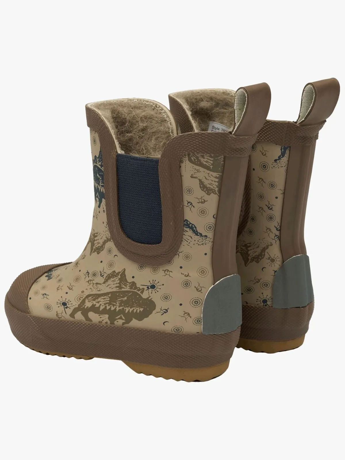 Gummistøvler|MikkLine Mikk-Line Forede Gummistøvler Uldblanding, Coriander