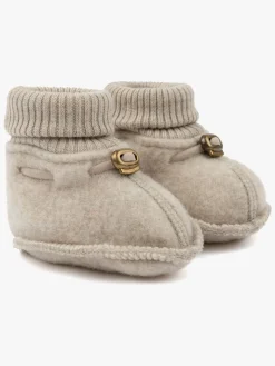 Hjemmesko|MikkLine Mikk-Line Futter Merinould, Melange Offwhite Hvid