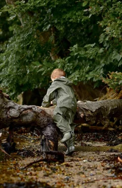 Børn MikkLine Gummistøvler-Mikk-Line Gummistøvler, Dusty Olive