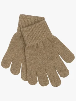 Tilbehør|MikkLine Mikk-Line Handsker Uldblanding 3-pak, Apple Butter-Chocolate Chip-Doeskin