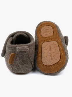 Hjemmesko|MikkLine Mikk-Line Indesko Uld, Melange Denver