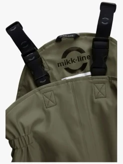 Regntøj|MikkLine Mikk-Line Regnsæt med Seler, Dusty Olive