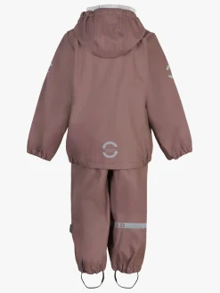 Regntøj|MikkLine Mikk-Line Regnsæt med Seler, Burlwood