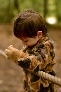 Fleecetøj|MikkLine Mikk-Line Teddy Fleecetrøje, Burlwood