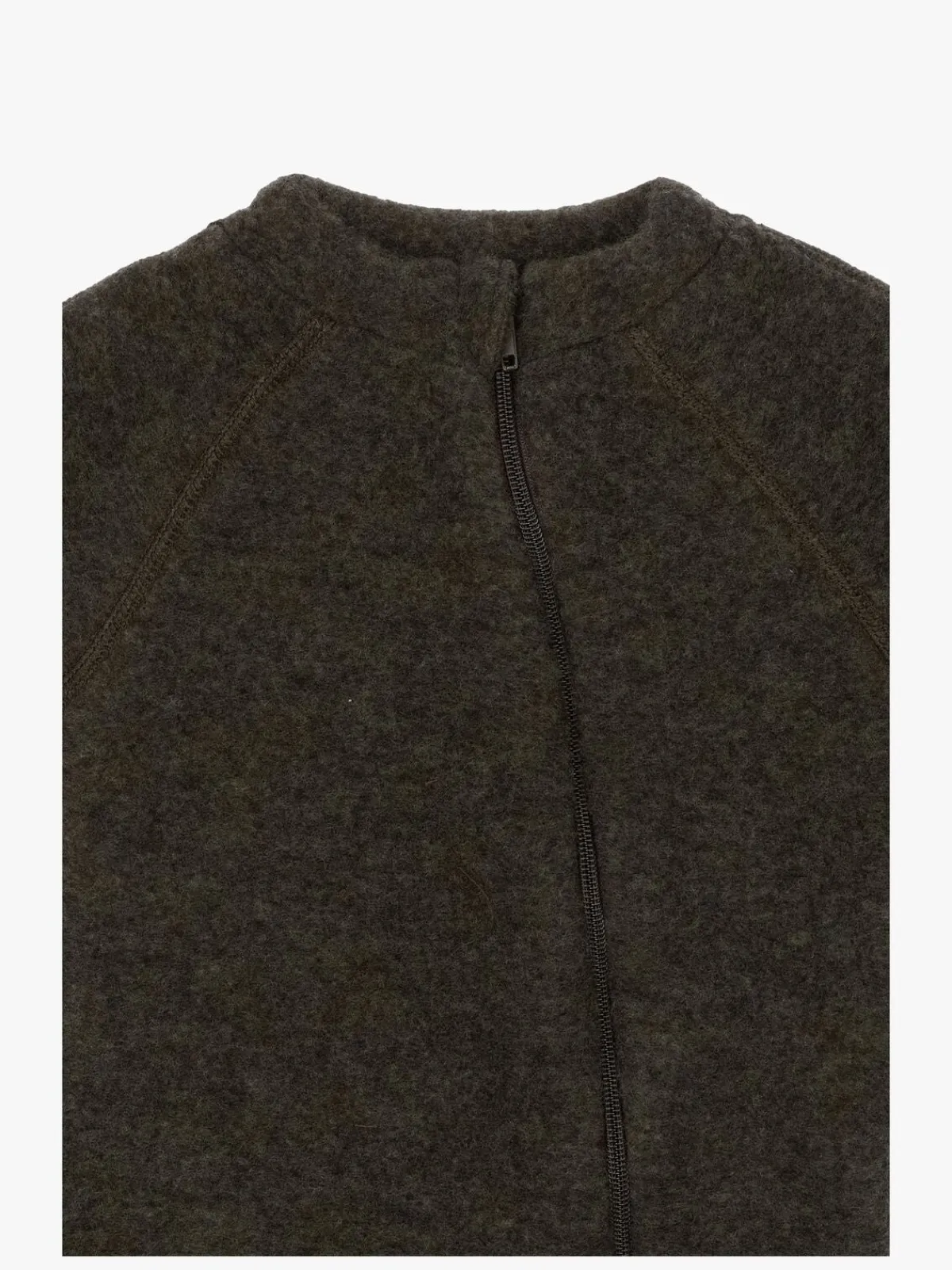 Børn MikkLine Heldragter|Uldtøj-Mikk-Line Ulddragt Merino, Dark Brown Melange