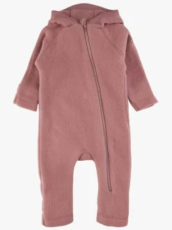 Heldragter|Uldtøj|MikkLine Mikk-Line Ulddragt Merinould med Ører, Burlwood