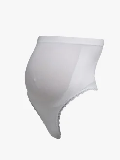 Tøj Til Mor|Milki String Seamless Graviditetstrusser 2-Pak, White