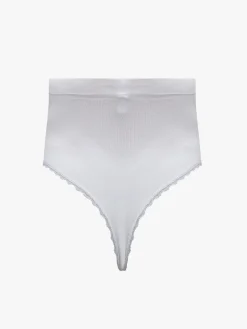 Tøj Til Mor|Milki String Seamless Graviditetstrusser 2-Pak, White