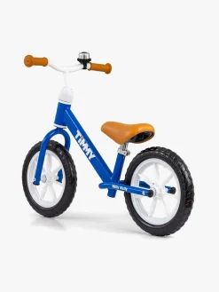 Cykler|MillyMally Milly Mally Løbecykel Timmy 12 Tommer, Blå Blå/Brun/Hvid