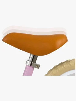 Cykler|MillyMally Milly Mally Løbecykel Timmy 12 Tommer, Pink Brun/Lyserød/Hvid