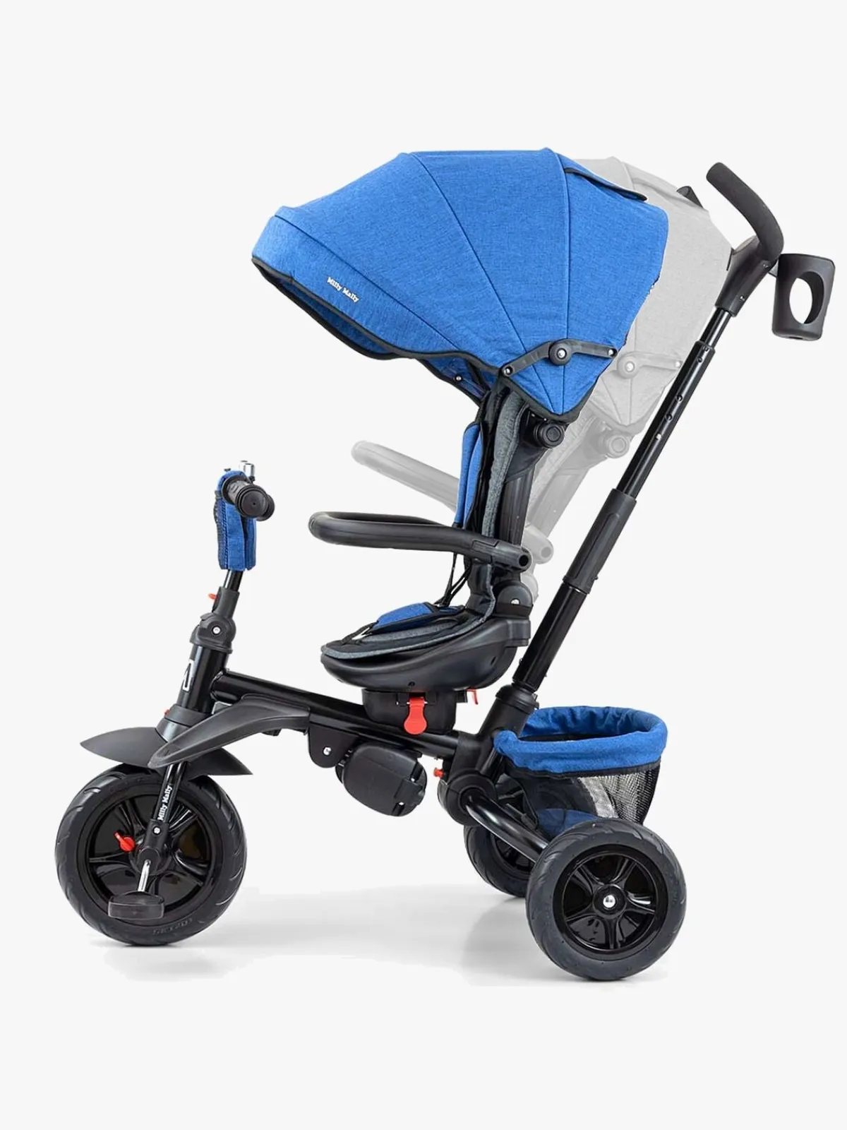 MillyMally Cykler-Milly Mally Trehjulet Cykel Stanley Gummi, Marineblå/Sort