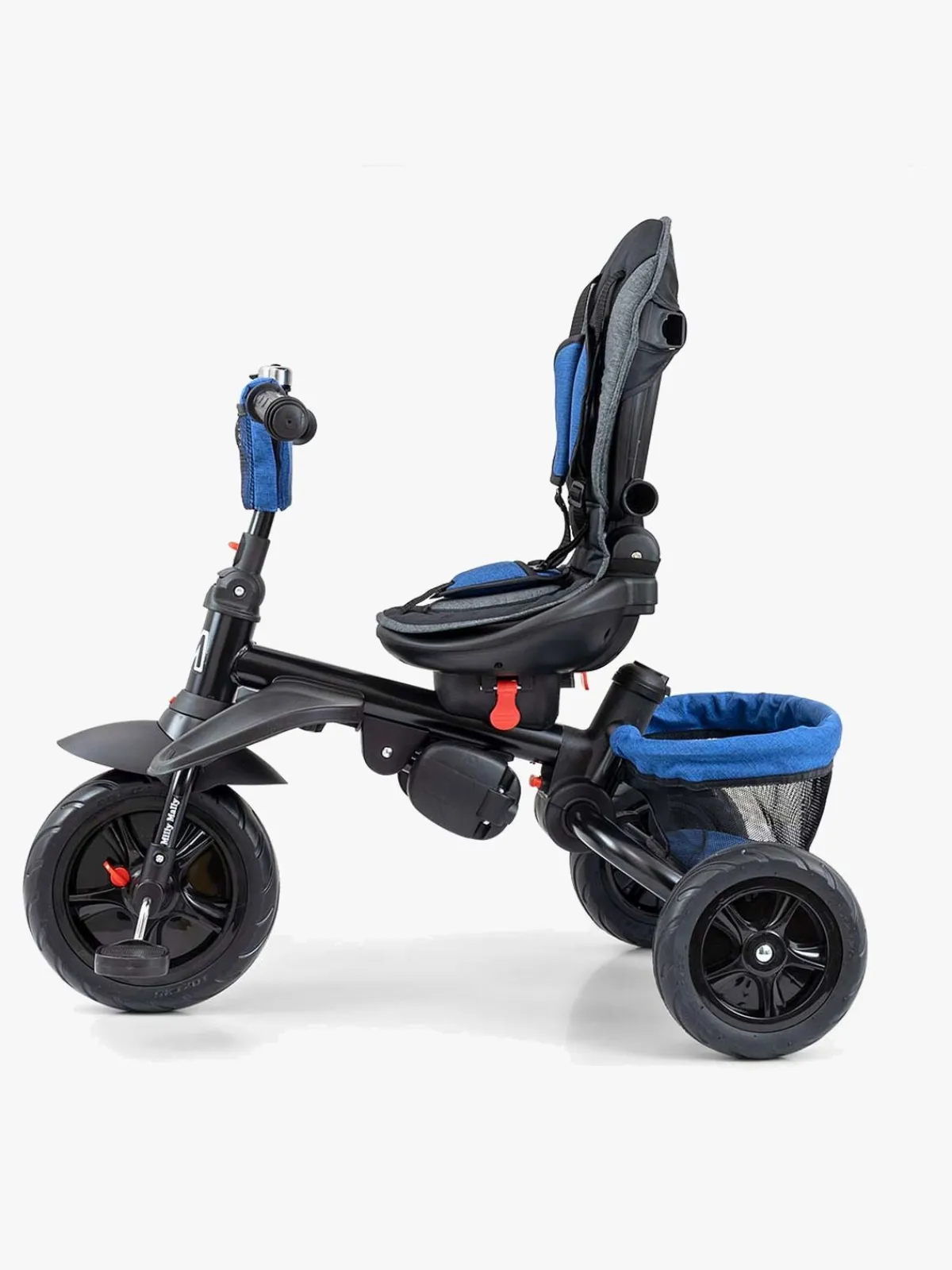 MillyMally Cykler-Milly Mally Trehjulet Cykel Stanley Gummi, Marineblå/Sort