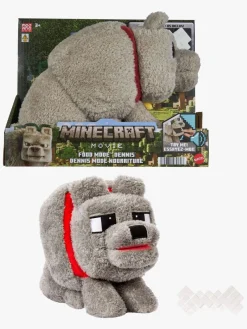 Minecraft Interaktivt Legetøj- Interaktiv Bamse Dennis Ulv