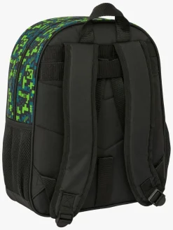 Tasker|Minecraft Junior Rygsæk 15L TNT, Grøn/Sort