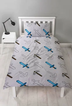 Børn Minecraft Sengetøj-Pixel Sengesæt 140 x 200 cm