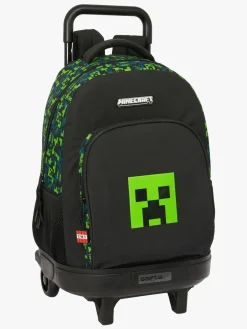 Tasker|Minecraft Trolley Kuffert 33L TNT, Blå/Grøn