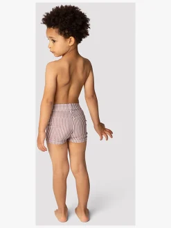 Uv & Strand|MiniATure MINI A TURE Gerryan Badeshorts, Acorn Brown Stripes