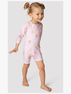 Børn MiniATure Uv & Strand-MINI A TURE Goldie Badedragt, Big Coral Reeves