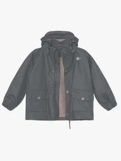 Regntøj|MiniATure MINI A TURE Julien Regnjakke, Forged Iron Blue Blå