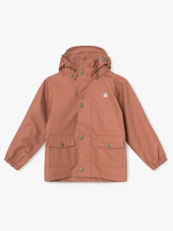 Børn MiniATure Regntøj-MINI A TURE Julien Regnjakke, Cedar Wood