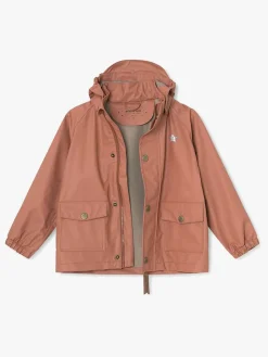 Børn MiniATure Regntøj-MINI A TURE Julien Regnjakke, Cedar Wood