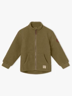 Fleecetøj|MiniATure MINI A TURE Saleh Fleecetrøje, Capers Green