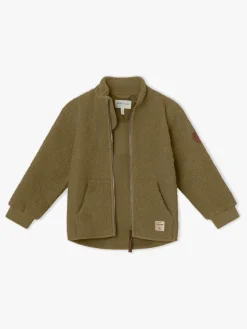 Fleecetøj|MiniATure MINI A TURE Saleh Fleecetrøje, Capers Green