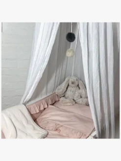 Sengetøj|MiniDreams Mini Dreams Frill Sengesæt 100x130, Pink