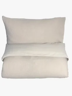 Sengetøj|MiniDreams Mini Dreams Little Wave Sengesæt 100x130, Sandfarvet