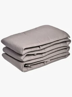 Sengetøj|MiniDreams Sengerand Glat, Lysegrå