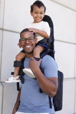 Bæreseler, Strækvikler & Bærestole|MiniMeis Skulderbærestol G5, Black Premium Sort