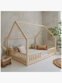 Børnesenge & Tilbehør|Minitude ARTHUR Junior-/Montessori-seng 140x200, Natur