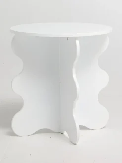 Børnemøbler|Minitude  Bølget Sidebord, Hvid