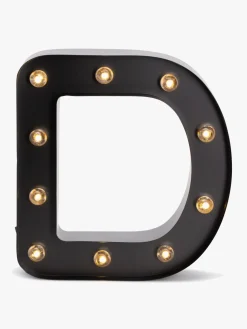 Lamper & Belysning|Minitude Bogstavslampe D, Sort