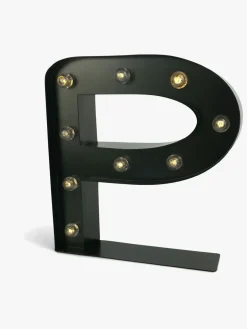 Lamper & Belysning|Minitude Bogstavslampe P, Sort