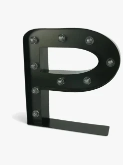 Lamper & Belysning|Minitude Bogstavslampe P, Sort