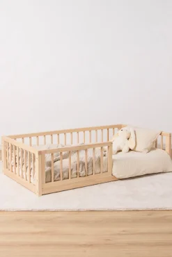 Børnesenge & Tilbehør|Minitude DYLAN Junior-/Montessori-seng 70x140, Natur