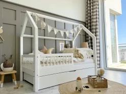 Børn Minitude Børnesenge & Tilbehør-FINN Juniorseng 80x160, Hvid