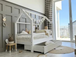 Børn Minitude Børnesenge & Tilbehør-FINN Juniorseng 80x160, Hvid