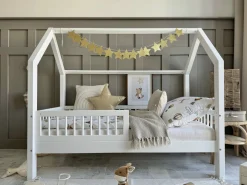 Børn Minitude Børnesenge & Tilbehør-FINN Juniorseng 80x160, Hvid