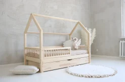 Børnesenge & Tilbehør|Minitude FINN Juniorseng 70x140, Natur