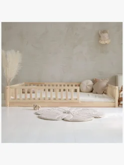 Børnesenge & Tilbehør|Minitude MILES Junior-/Montessori-seng 140x200, Natur