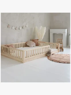 Børnesenge & Tilbehør|Minitude MILES Junior-/Montessori-seng 140x200, Natur