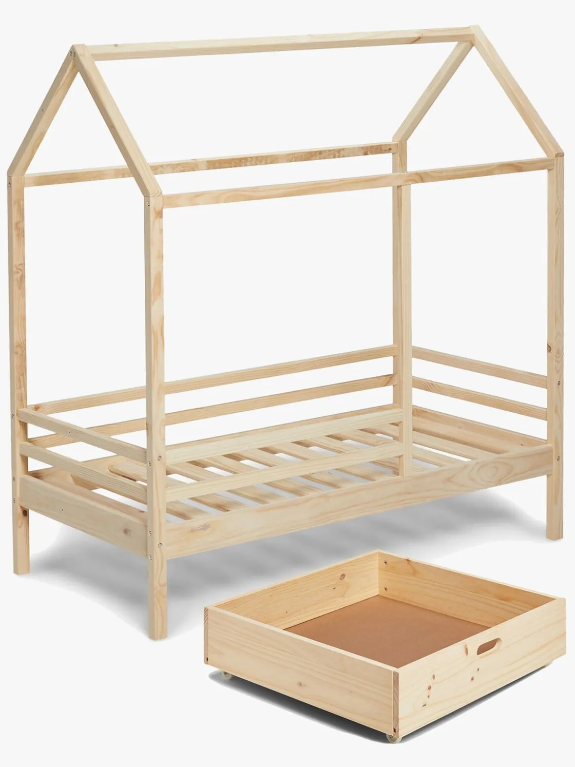 Børnesenge & Tilbehør|Minitude Nordic JAX Juniorseng 70x140 m. Skuffe